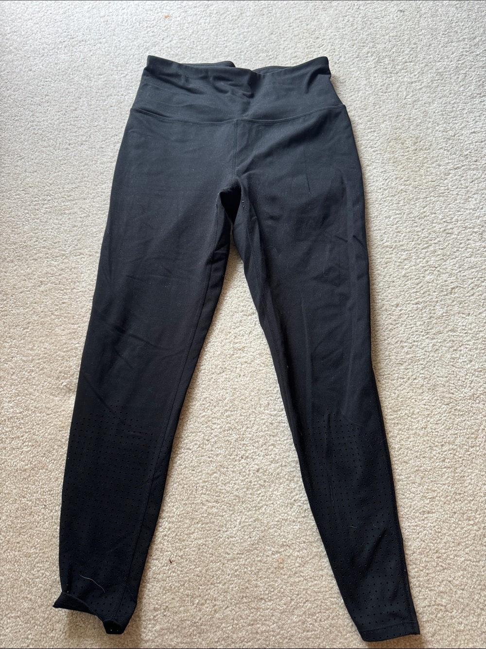 High waisted black leggings